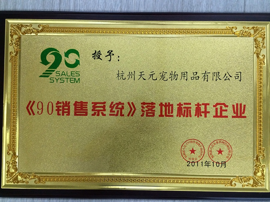 90销售系统落地标杆企业 2011